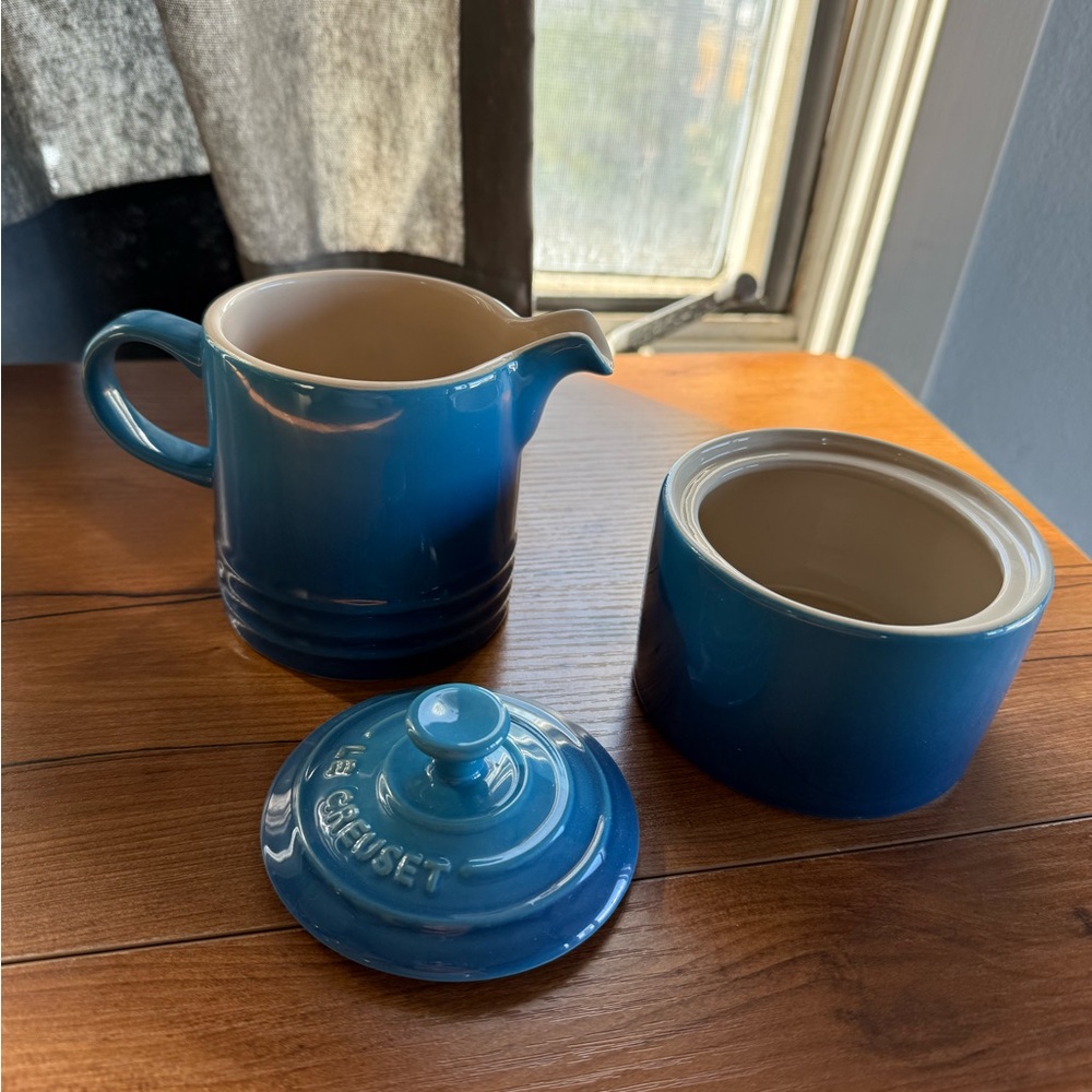 Le Creuset Marseille Stoneware Creamer and Sugar Set